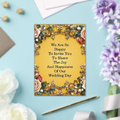 🌸 Romantisches Garten-Blumen-Hochzeitslayout 🌸 Acryleinladungen (In Situ (Hochzeit))