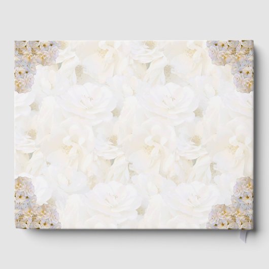 Romantisches Gästebuch für Rosen (Rückseite)