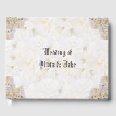 Romantisches Gästebuch für Rosen (Vorderseite)