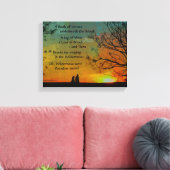 Romantisches Gedicht - Rubaiyat von Omar Khayam Leinwanddruck (Insitu (Wohnzimmer))