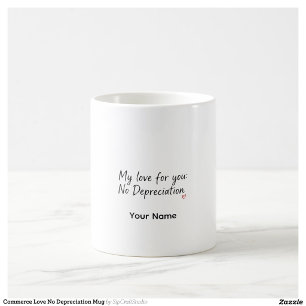 Romantisches Geschenk für Buchhalter ohne Abschrei Kaffeetasse