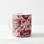 Romantisches Geschenk für den Valentinstag Kaffeetasse (Vorderseite Links)