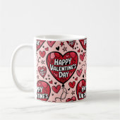 Romantisches Geschenk für den Valentinstag Kaffeetasse (Links)