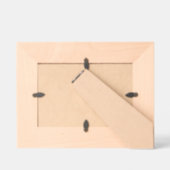 Romantisches Geschenk für Herzdesign mit benutzerd Geätzte Rahmen (Rückseite)