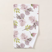 Romantisches Geschenk für ihre Aquarellmuster-Blum Badhandtuch Set (Handtuch)