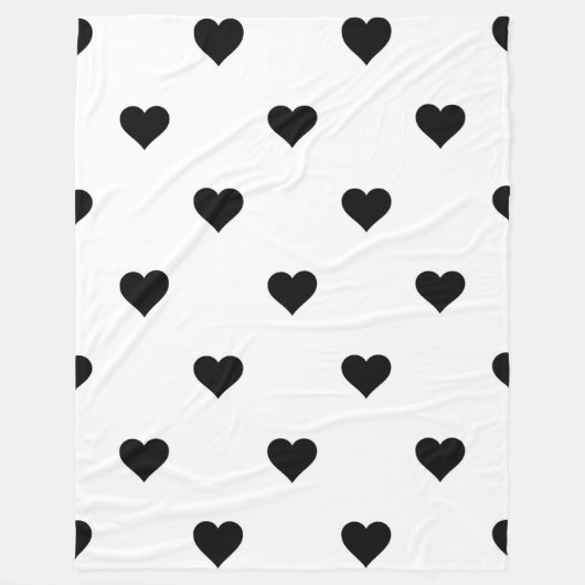 Romantisches Geschenk für Paare aus schwarzem und Fleecedecke (Vorderseite)