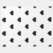 Romantisches Geschenk für Paare aus schwarzem und Fleecedecke (Vorderseite (Horizontal))