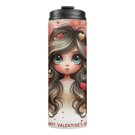 Romantisches Geschenk Thermosbecher (Vorderseite)