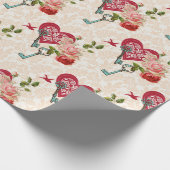 Romantisches Geschenkpapier für Valentins | 4 (Ecke)