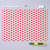 Romantisches Geschenkpapier mit roten Herzen Seidenpapier (Handwerk)