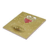 Romantisches Glasherzendesign Fliese (Seite)