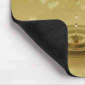 Romantisches Glasherzendesign Mousepad (Ecke)