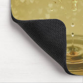 Romantisches Glasherzendesign Mousepad (Ecke)