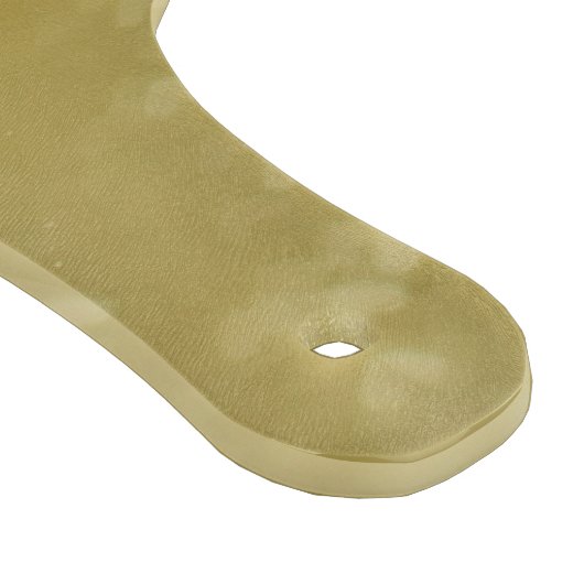 Romantisches Glasherzendesign Schneidebrett (Ecke)