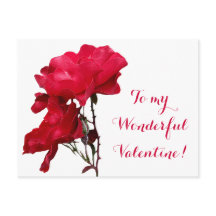 Romantisches Glück Valentine rote Rose Liebe niedl