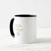 Romantisches Gold & Diamant Tasse (Vorderseite Links)
