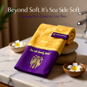 Romantisches Gold katholisches Kreuz mit Goldfolie Badhandtuch Set