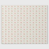 Romantisches Golf-Flag "Ich tue es" Golf-Hochzeit Geschenkpapier (Flach)