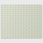 Romantisches Golf "Ich will" Golf-Hochzeits-Soft-S Geschenkpapier (Flach)