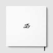 Romantisches Gotisches HochzeitsGästebuch mit Spid Gästebuch (Rückseite)