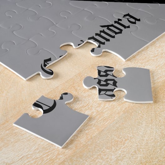 Romantisches gotisches mittelalterliches rotes Her Puzzle (Seite)