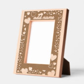 romantisches Grenzherz Geätzte Rahmen (Links)