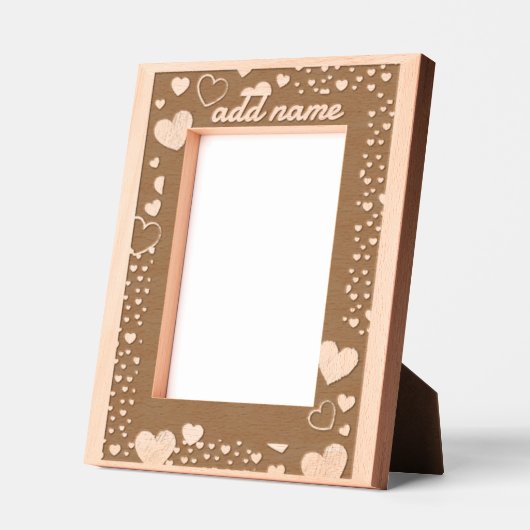 romantisches Grenzherz Geätzte Rahmen (Links)