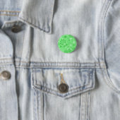 Romantisches grünes Blumenmuster Button (Beispiel)