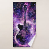 Romantisches Guitar-Badetuch Badehandtuch (Badehandtuch)