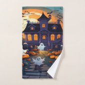Romantisches Halloween-Ghosts Festival Badhandtuch Set (Handtuch)