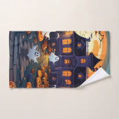 Romantisches Halloween-Ghosts Festival Badhandtuch Set (Handtuch)