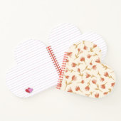 Romantisches handgemaltes Notizbuch mit geblümter (Innenseite)