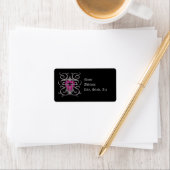 Romantisches Herz Adressaufkleber (Insitu)