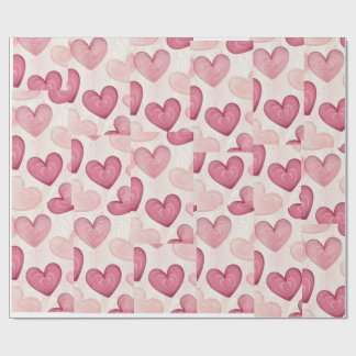 "Romantisches Herz-Geschenkpapier  Geschenkpapier