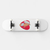 Romantisches Herz mit einem ungewöhnlichen Kupid Skateboard (Horizontal)
