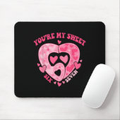 Romantisches Herz Muster Sweet Six Seven Valentins Mousepad (Mit Mouse)