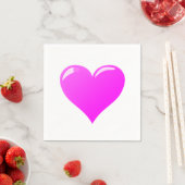 Romantisches Herz Napkins Serviette (Beispiel)