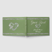 Romantisches Herz und Glitzer auf dem Schlachtfeld Gästebuch (Voll)