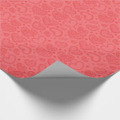 Romantisches Herz-Wrap-Papier Geschenkpapier (Ecke)