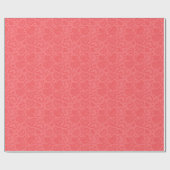 Romantisches Herz-Wrap-Papier Geschenkpapier (Flach)