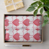 Romantisches Herzinfarktpapier Seidenpapier (Geschenk)
