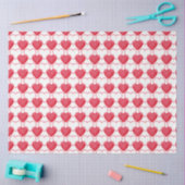 Romantisches Herzinfarktpapier Seidenpapier (Basteln)