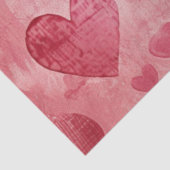 Romantisches Herzinfarktpapier Seidenpapier (Ausschnitt)