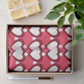 Romantisches Herzinfarktpapier Seidenpapier (Geschenk)