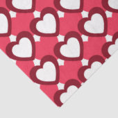 Romantisches Herzinfarktpapier Seidenpapier (Ausschnitt)