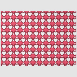 Romantisches Herzinfarktpapier Seidenpapier