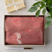 Romantisches Herzinfarktpapier Seidenpapier (Geschenk)