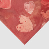 Romantisches Herzinfarktpapier Seidenpapier (Ausschnitt)