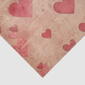 Romantisches Herzinfarktpapier Seidenpapier (Ausschnitt)