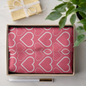 Romantisches Herzinfarktpapier Seidenpapier (Geschenk)